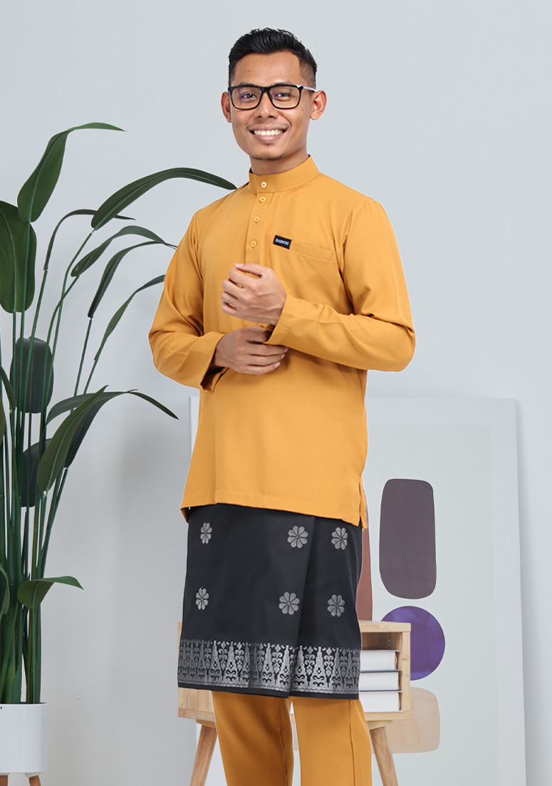 Baju Melayu Jebat - Gold