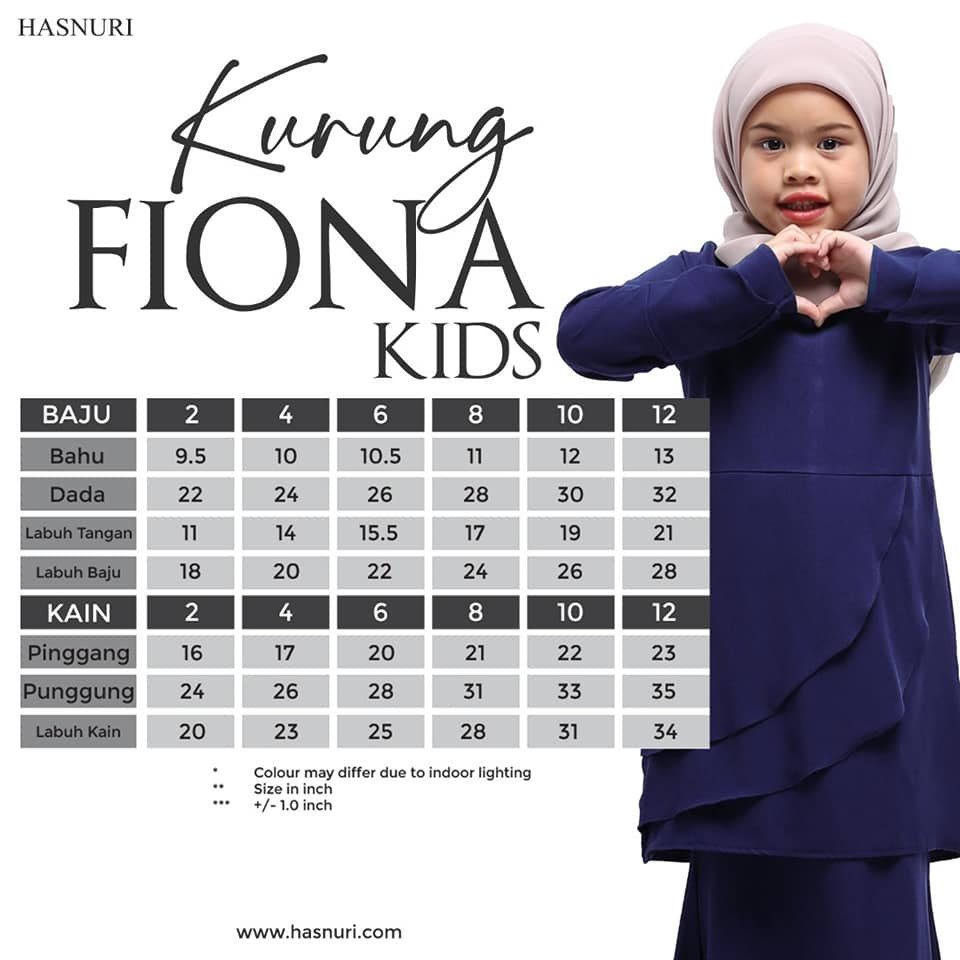 Kurung Fiona Kids - Nude Peach