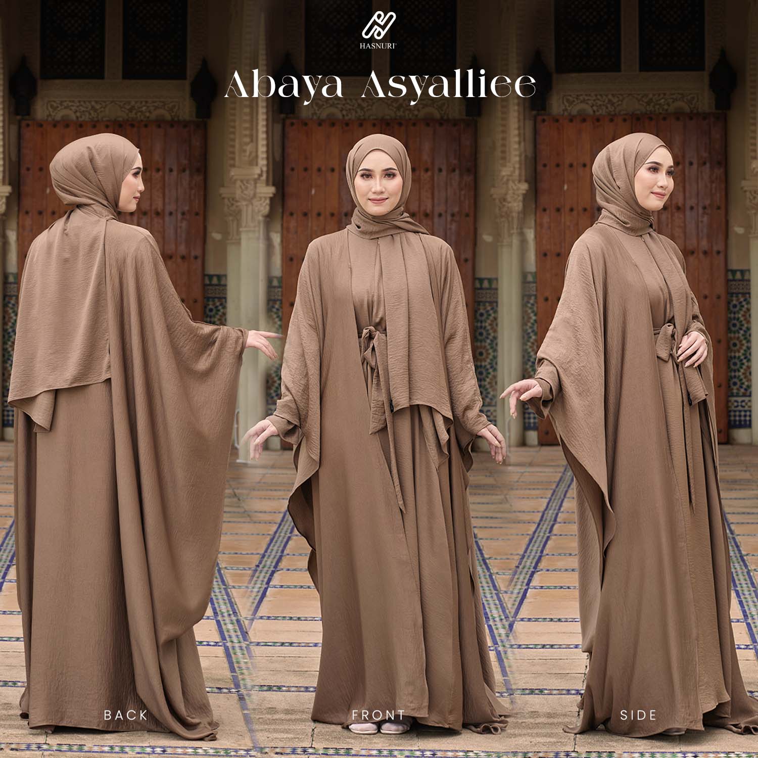 Abaya Asyalliee - Off White