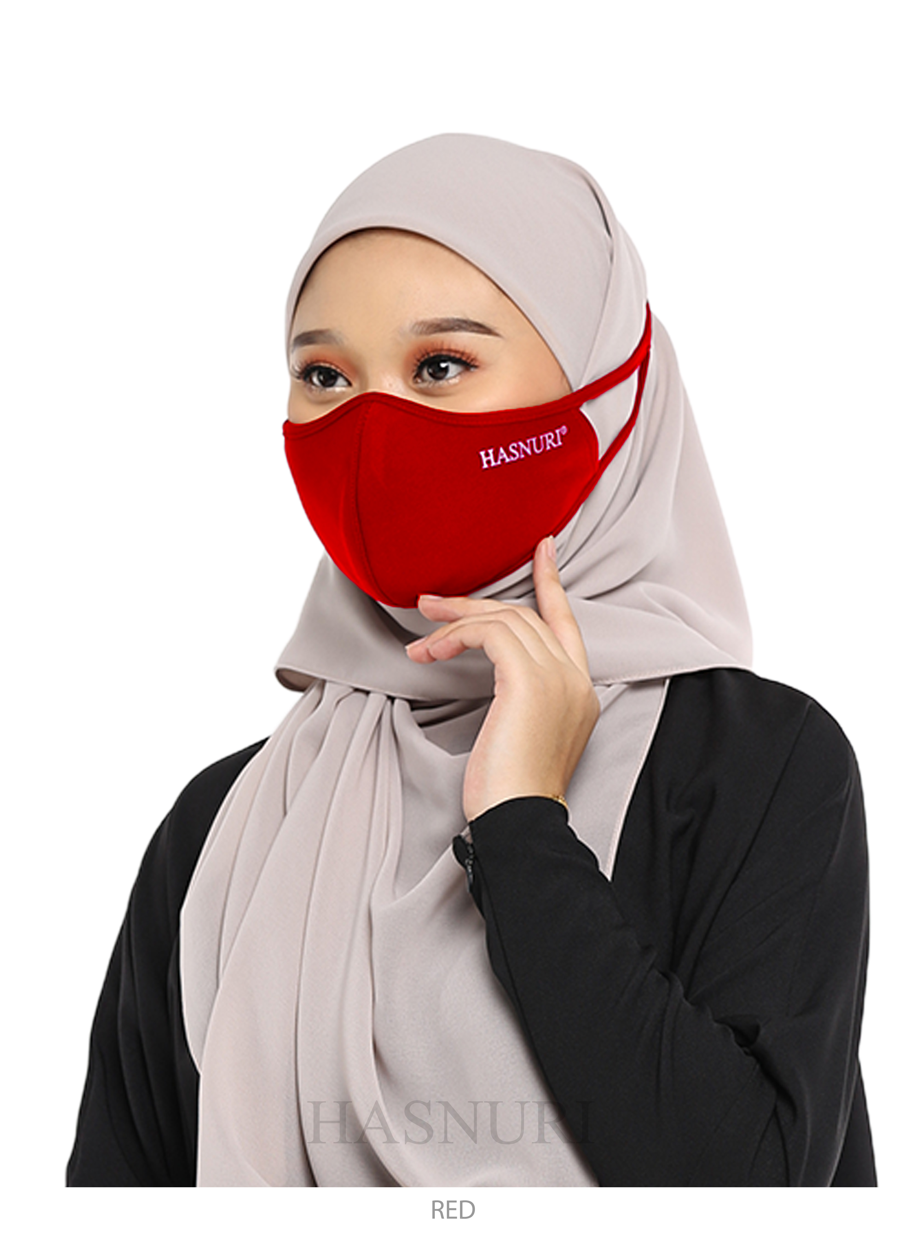 Face Mask Hasnuri - Red&w=300&zc=1