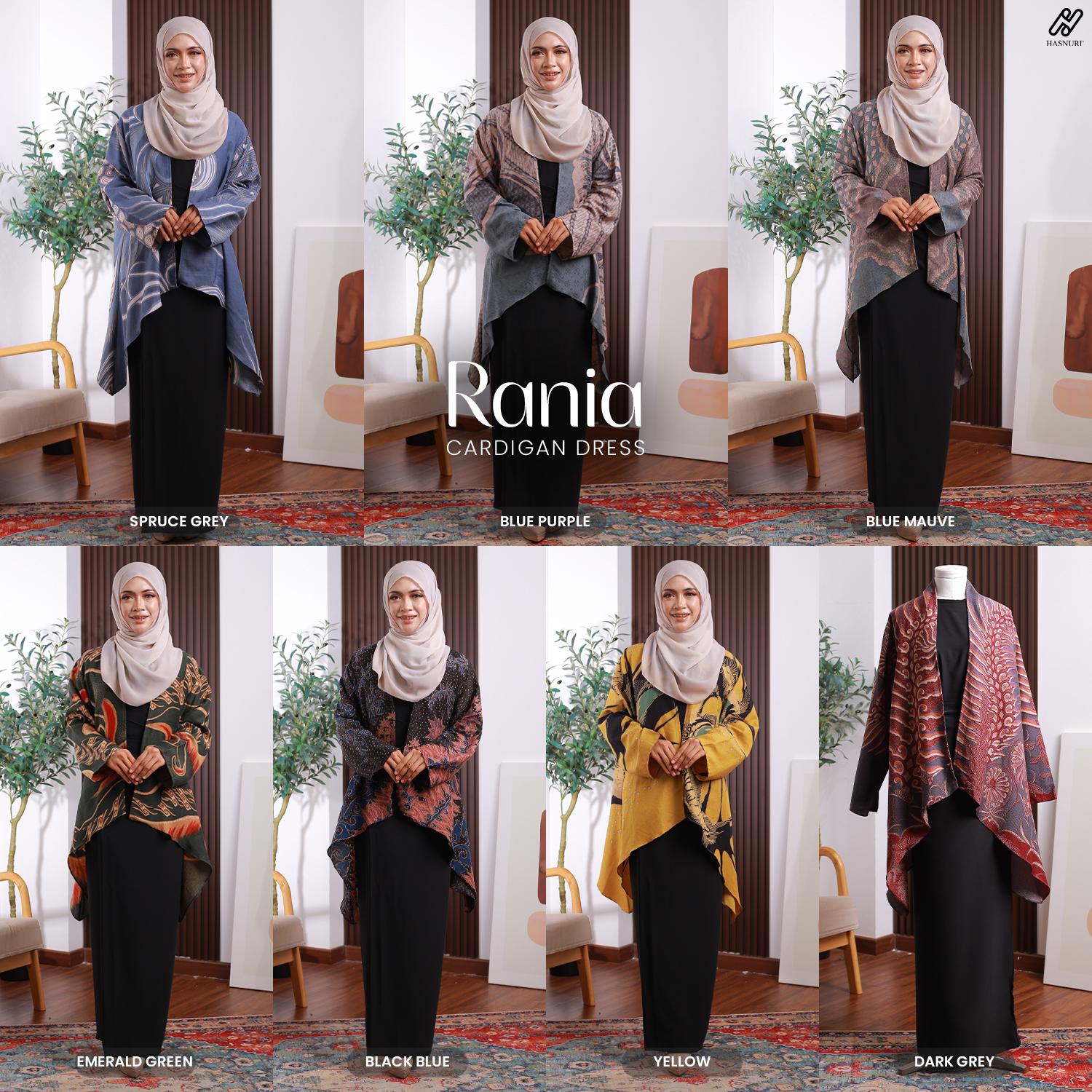 Rania Cardigan Dress - Teal Blue