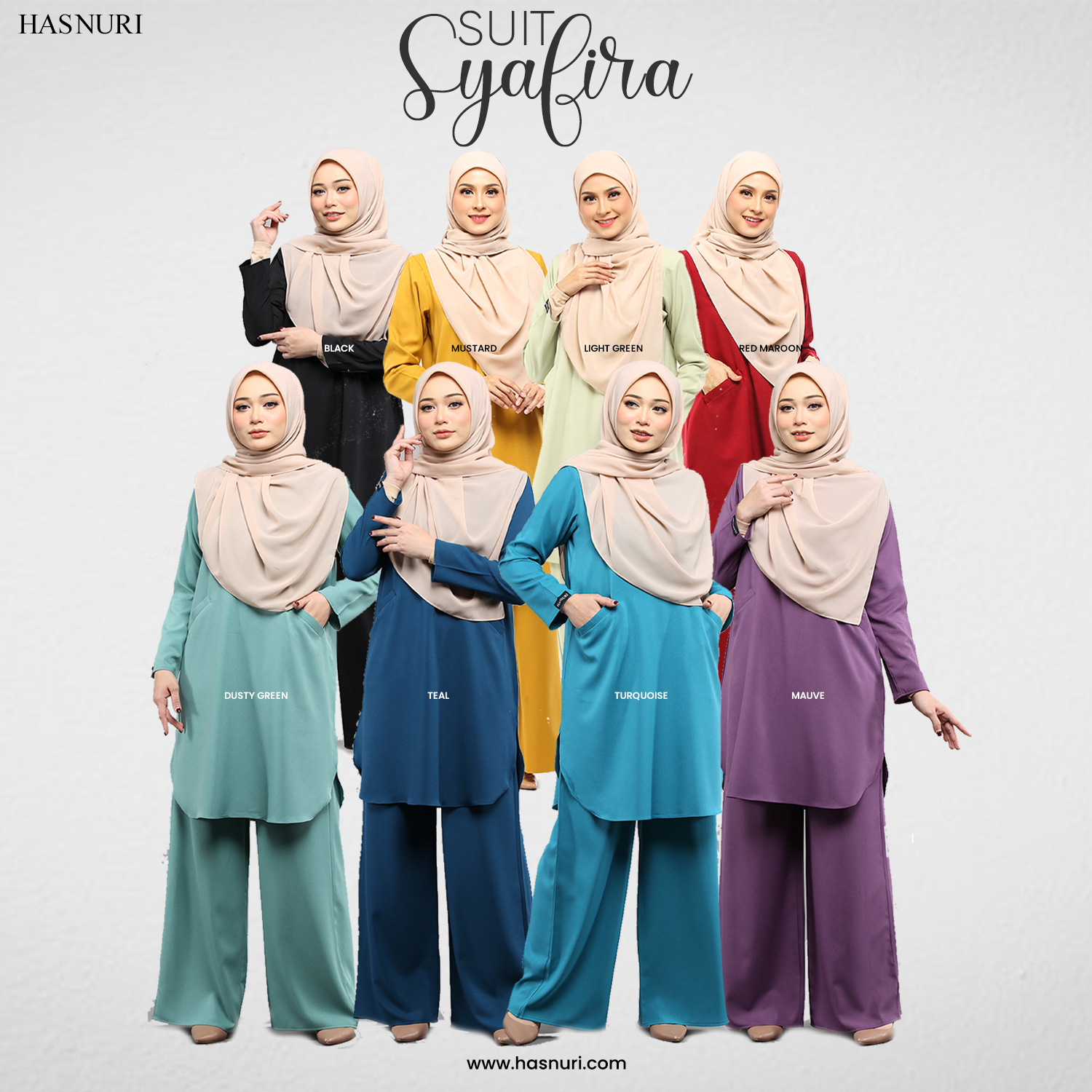 Suit Syafira - Mustard