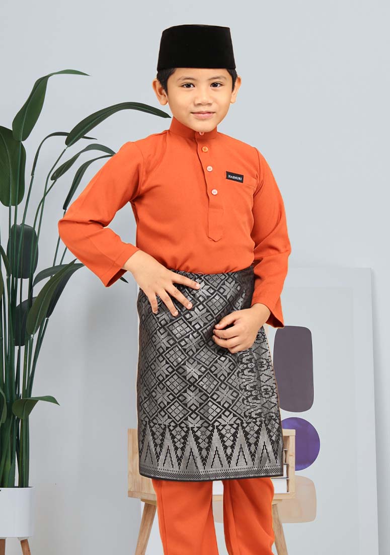 Baju Melayu Hasif Kids - Dusty Orange&w=300&zc=1