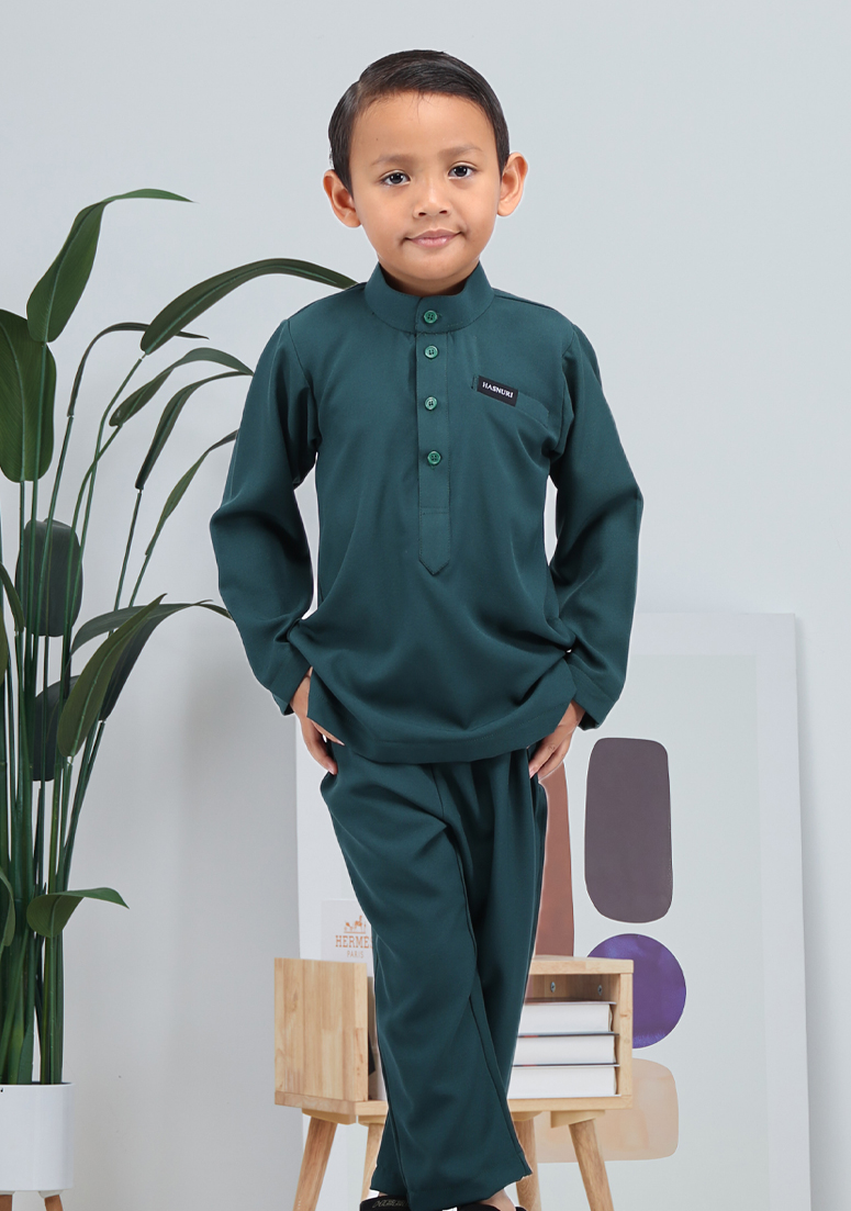 Baju Melayu Jebat Kids - Deep Green&w=300&zc=1