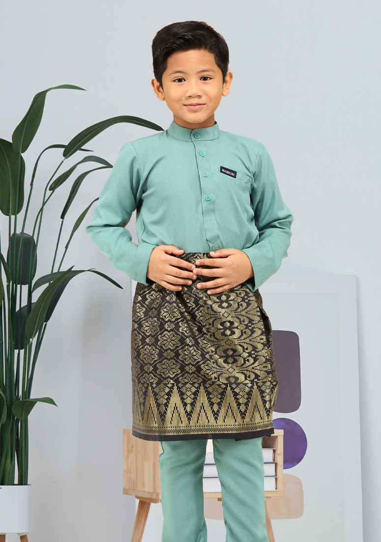 Baju Melayu Jebat Kids - Jade Green&w=300&zc=1