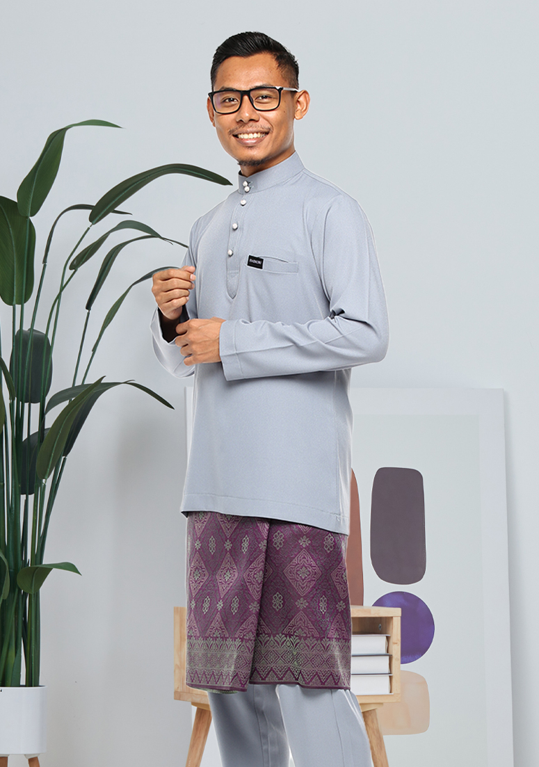 Baju Melayu Kashaf - Blue Grey&w=300&zc=1