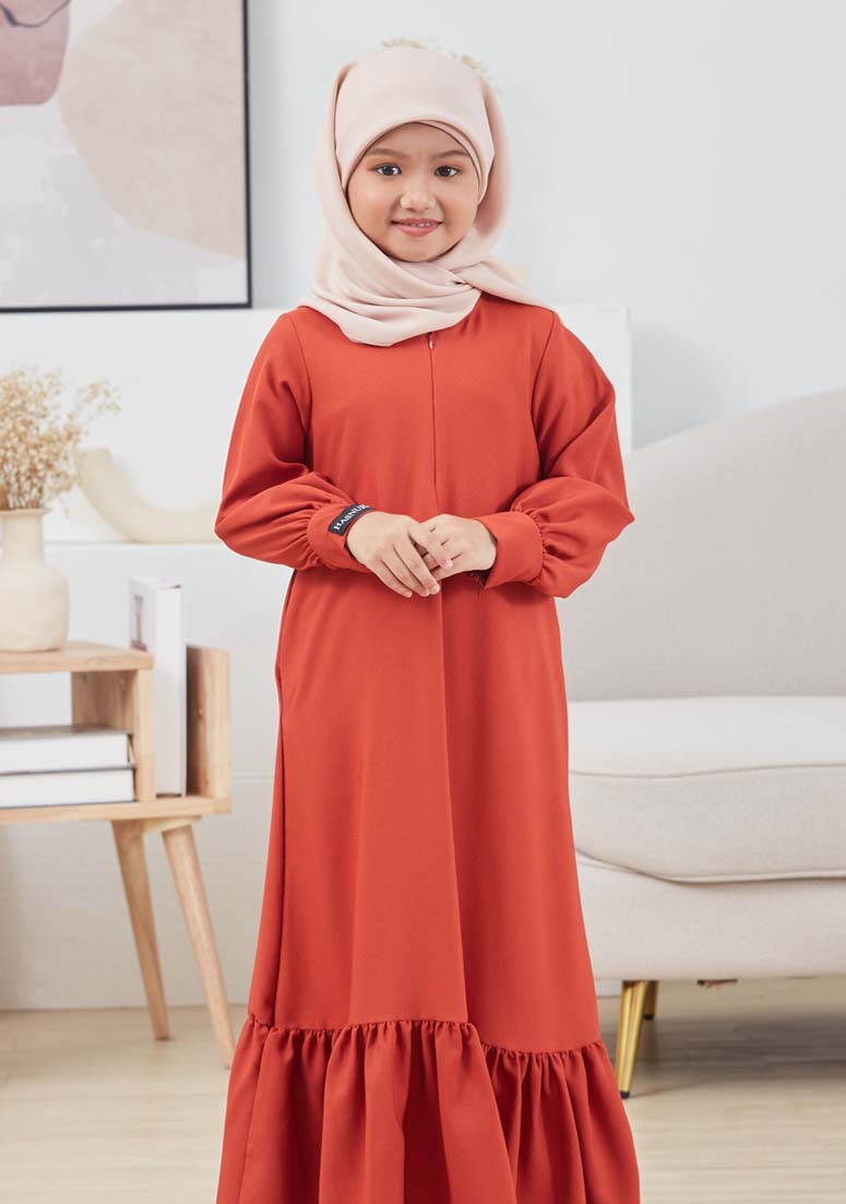 Dress Ammara Kids - Dark Orange&w=300&zc=1
