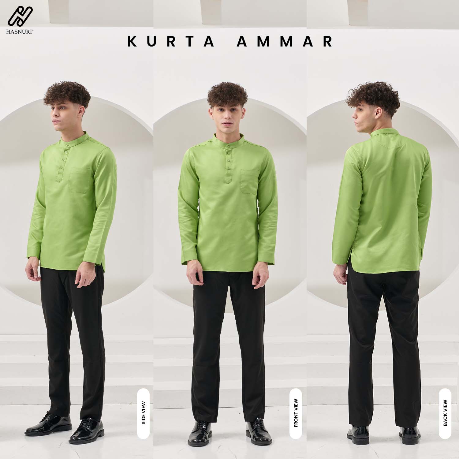Kurta Ammar - Navy Blue