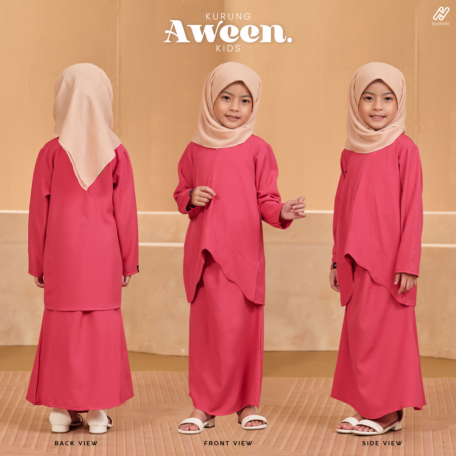 Kurung Aween Kids - Black