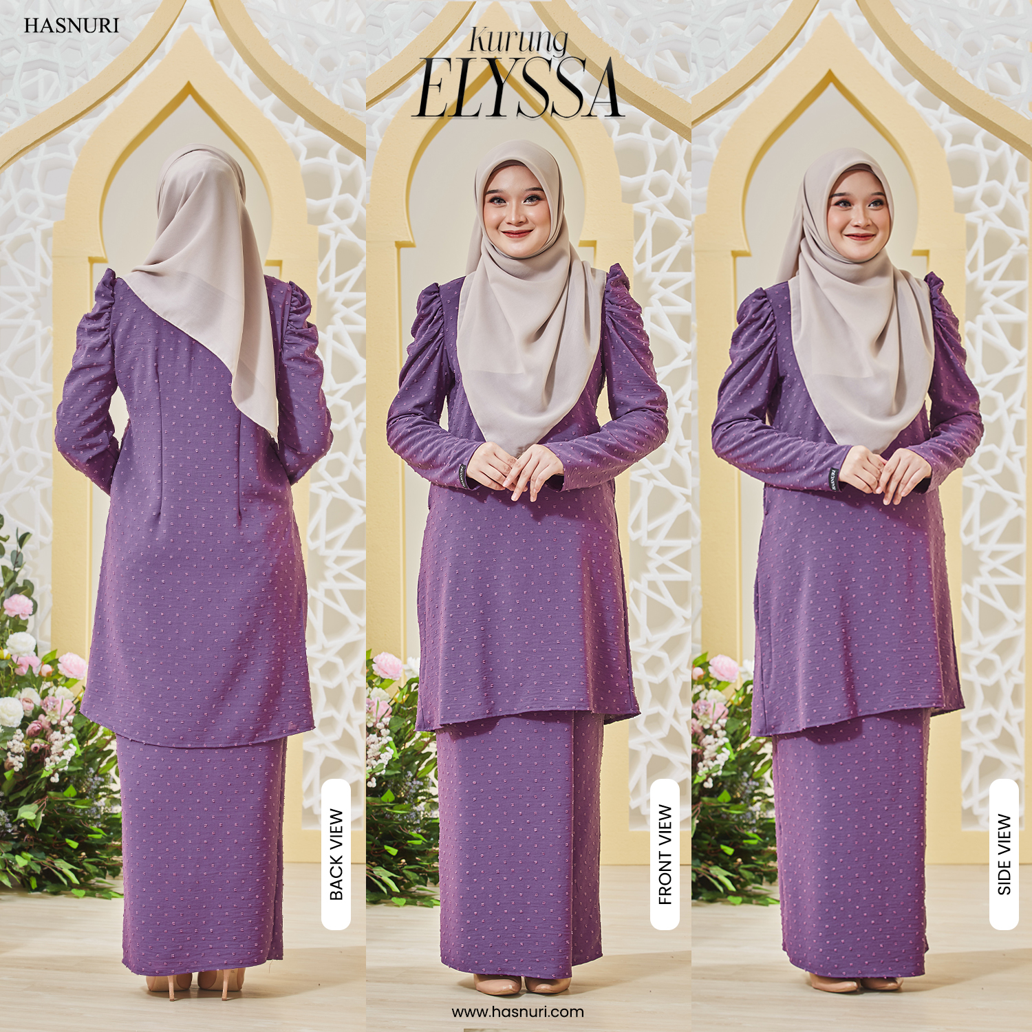 Kurung Elyssa - Teal