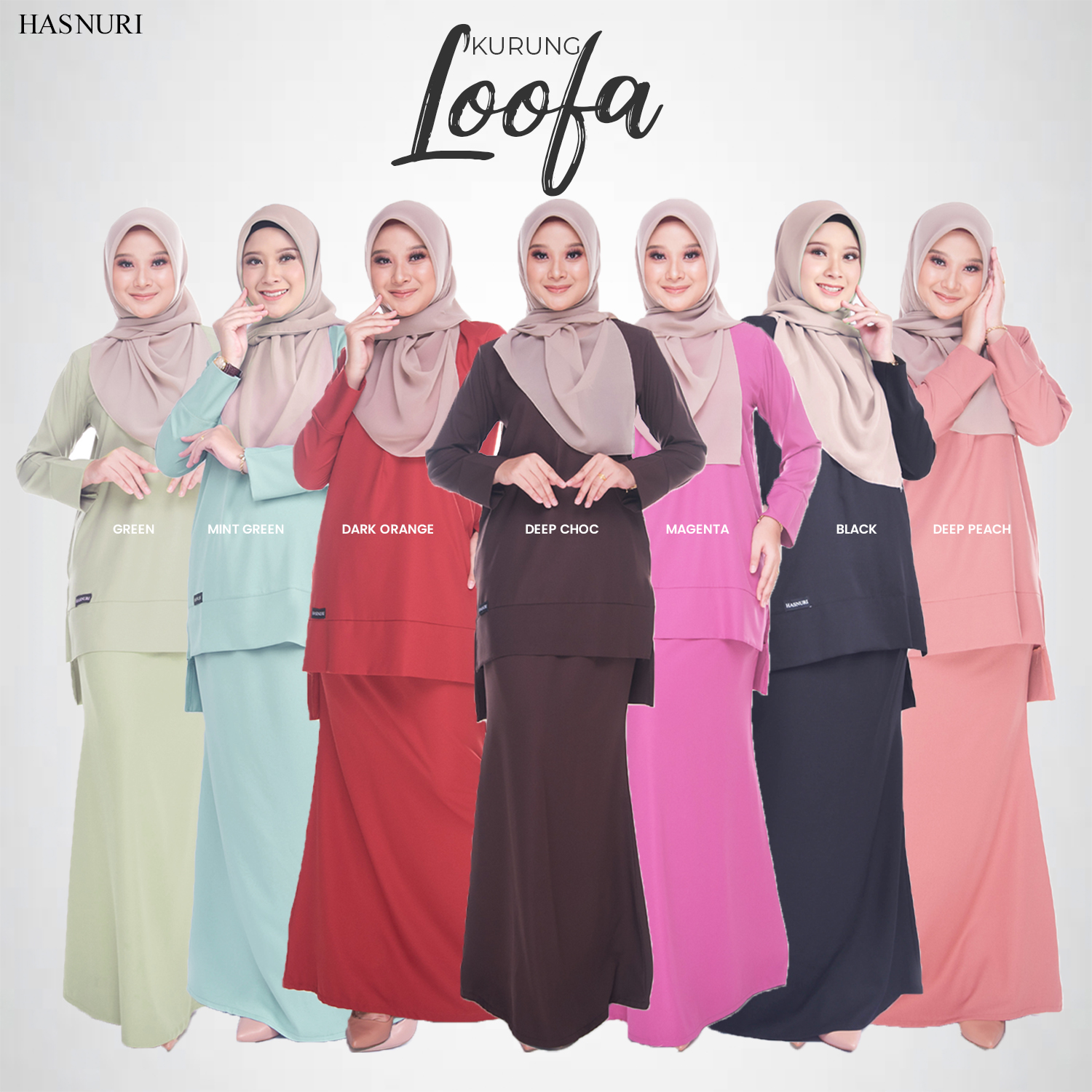 Kurung Loofa - Mint Green