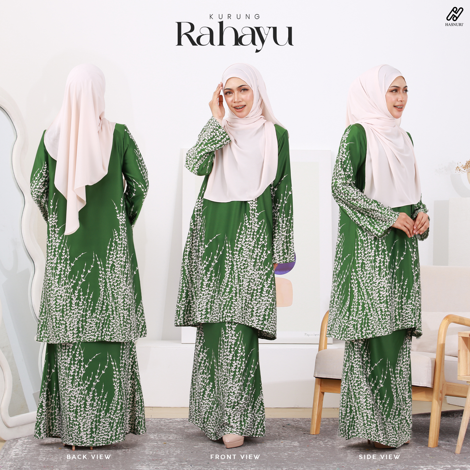 Kurung Rahayu - Black