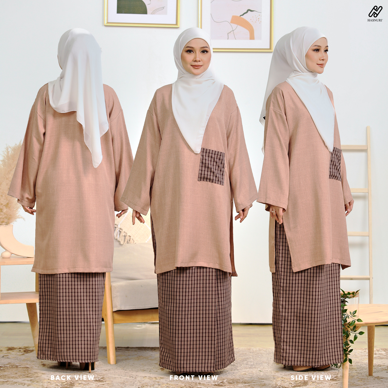 Kurung Seruni Kids - Coco Red