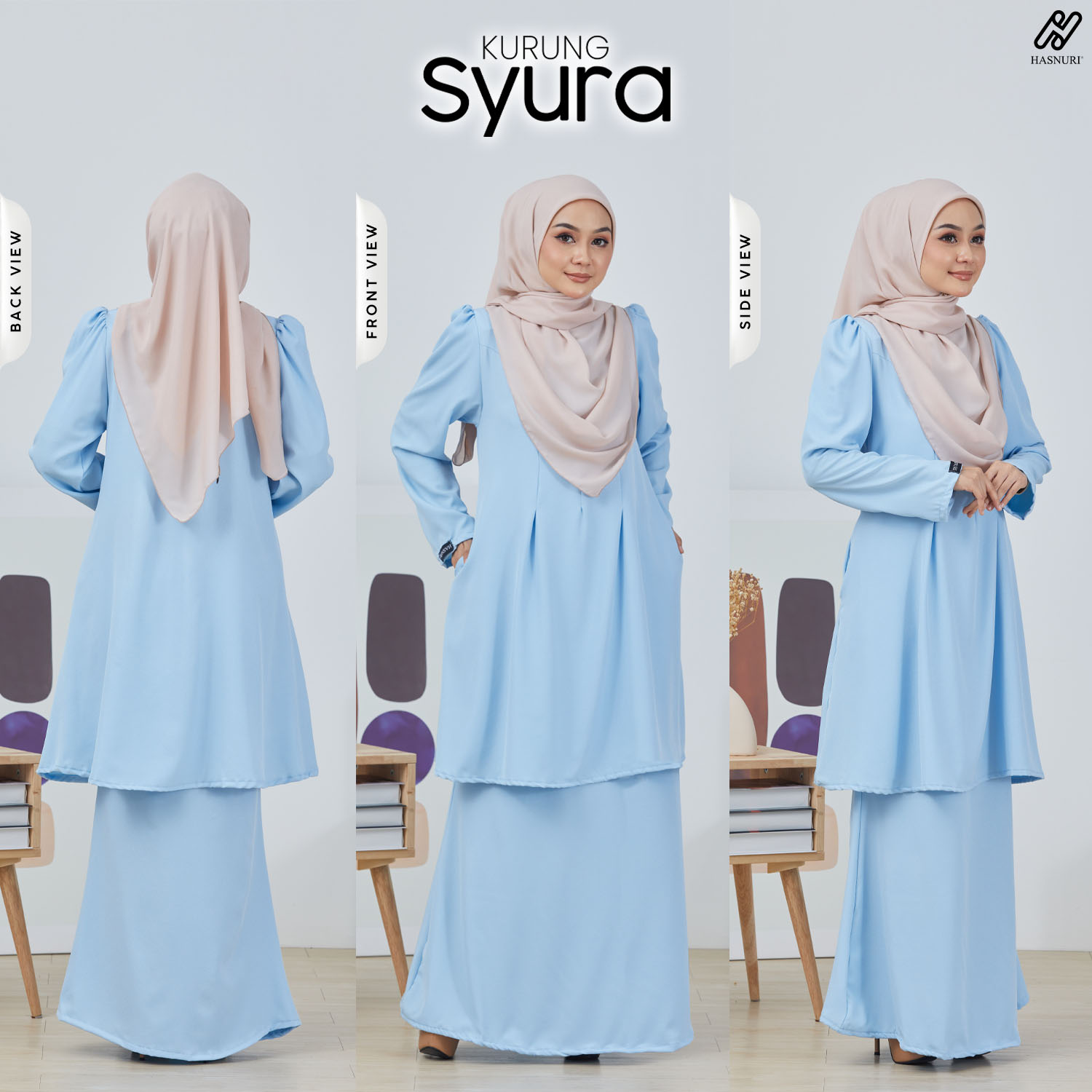 Kurung Syura - Mustard Gold