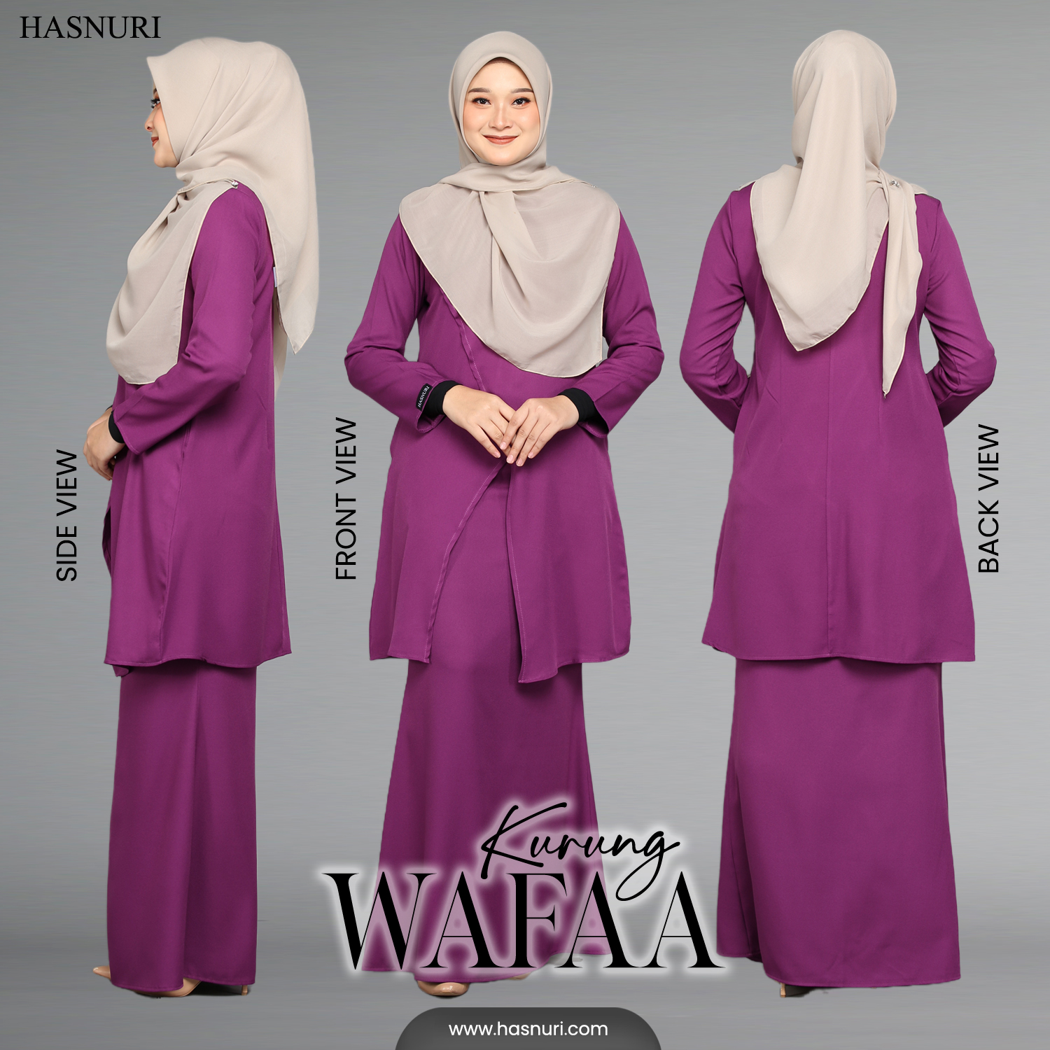 Kurung Wafaa - Mangosteen