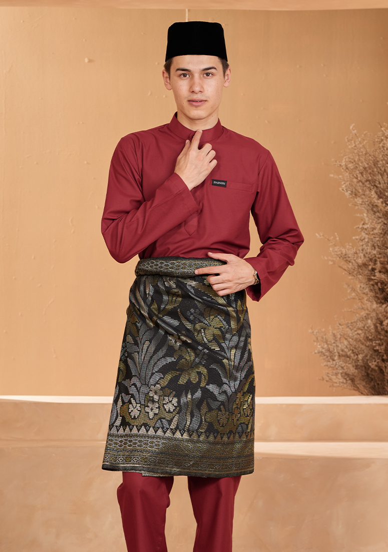 Baju Melayu Aziz - Maroon&w=300&zc=1