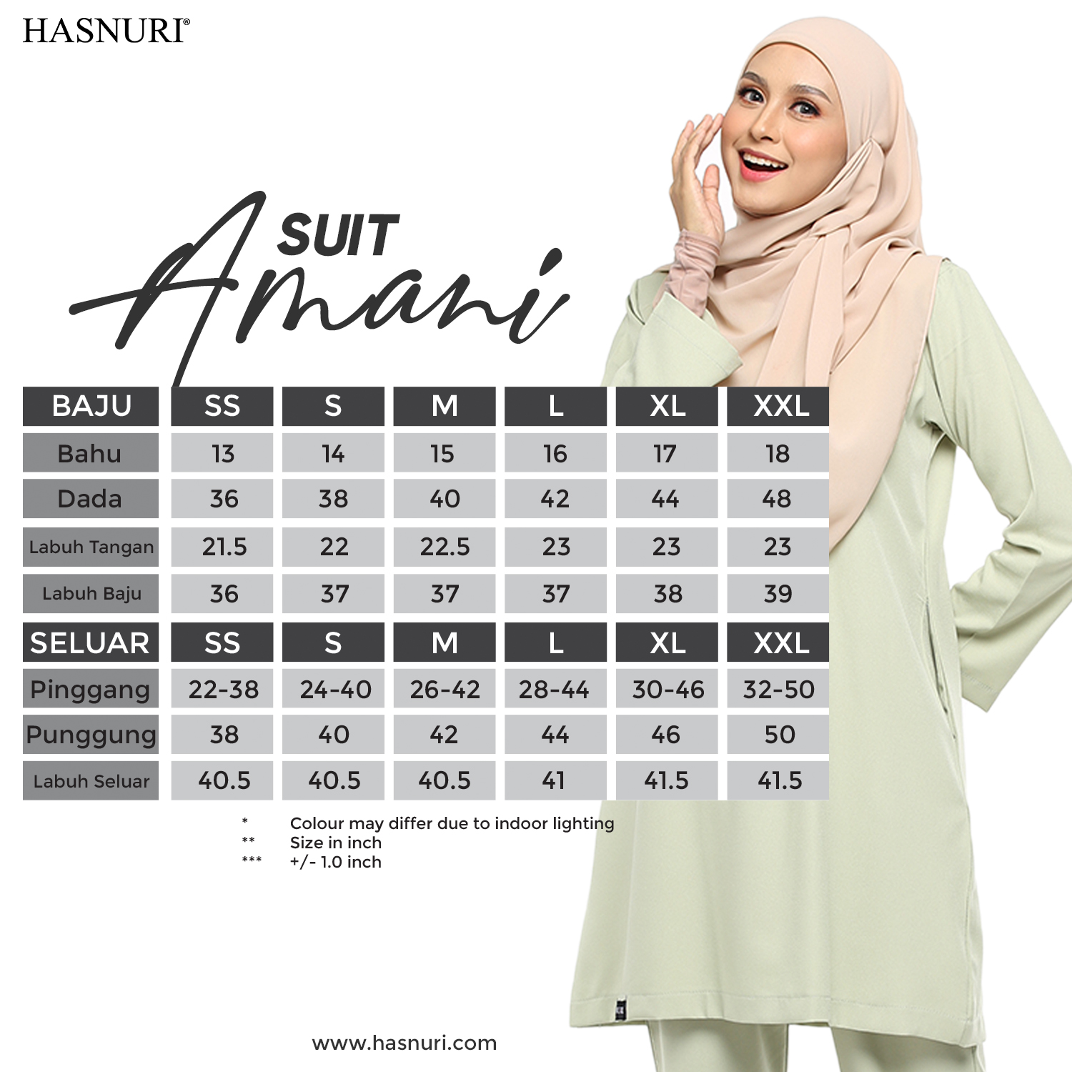 Suit Amani - Peach