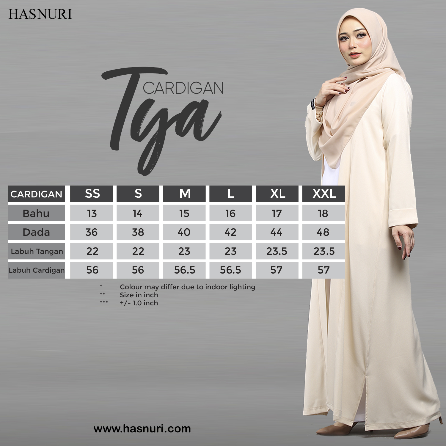 Cardigan Tya - Light Cream