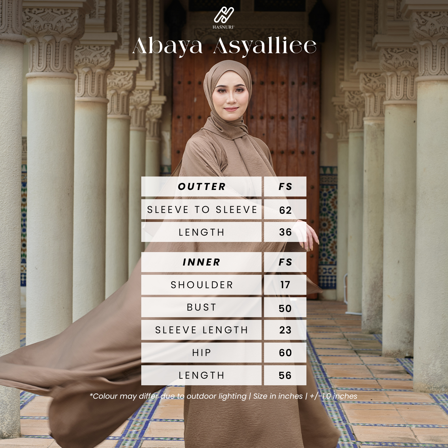 Abaya Asyalliee - Off White