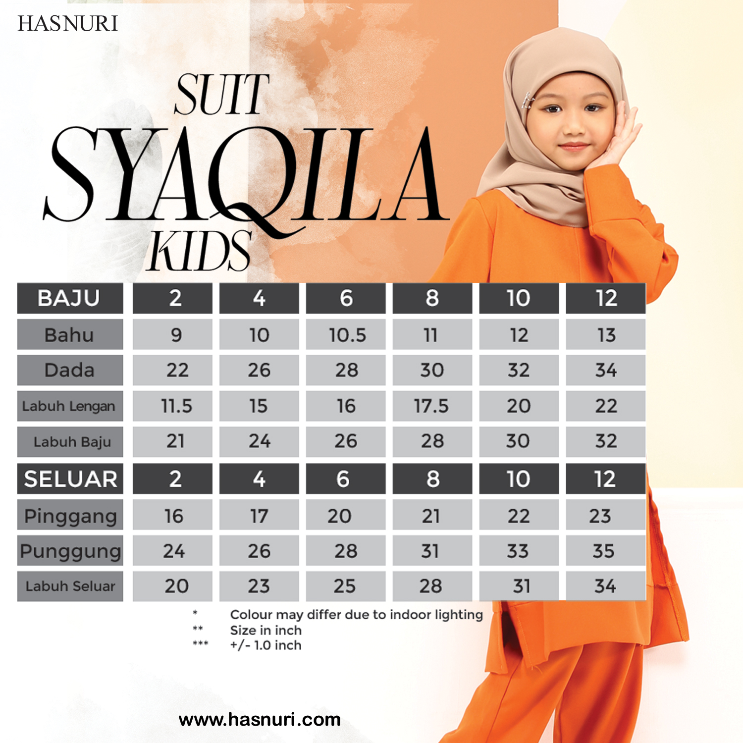 Suit Syaqila Kids - Butter Yellow