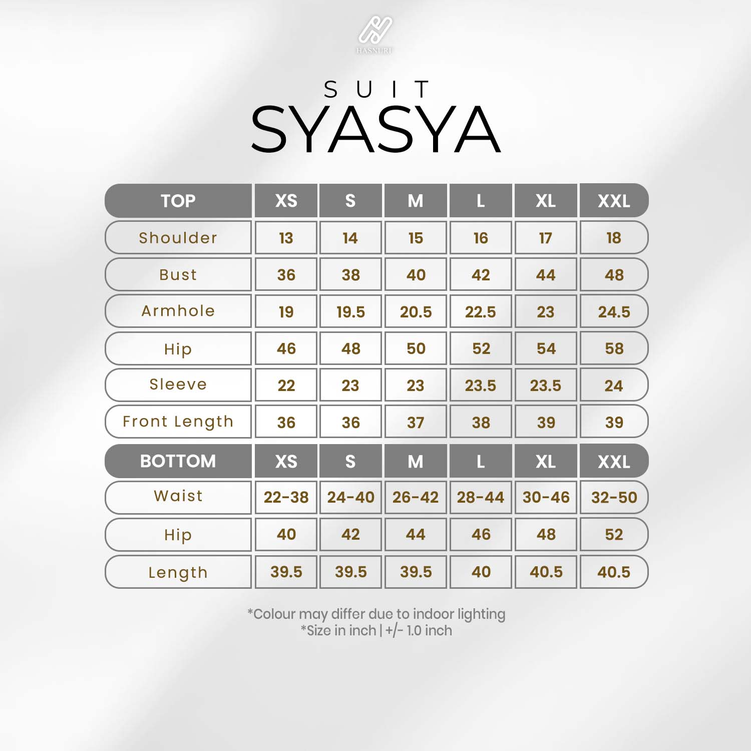 Suit Syasya - Off White