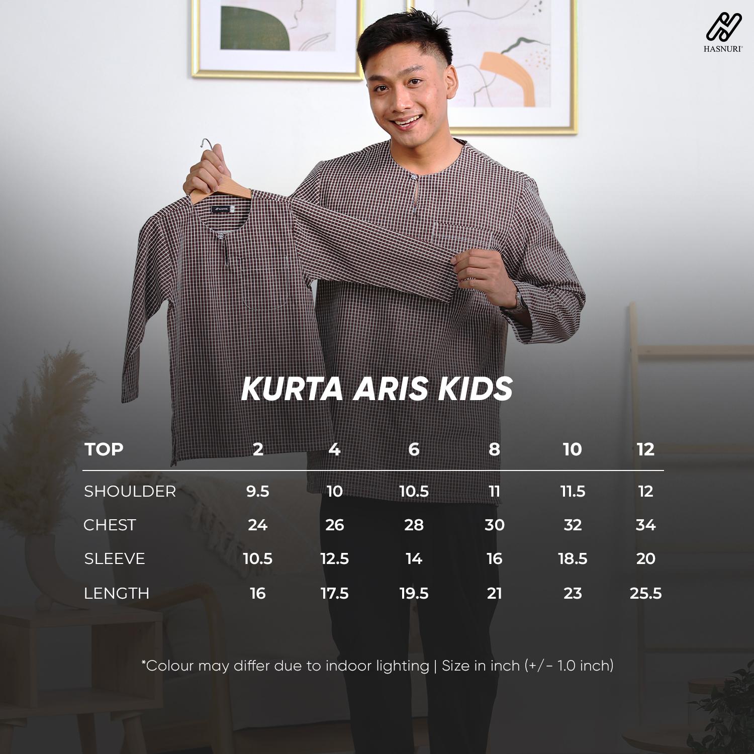 Kurta Aris Kids - Black