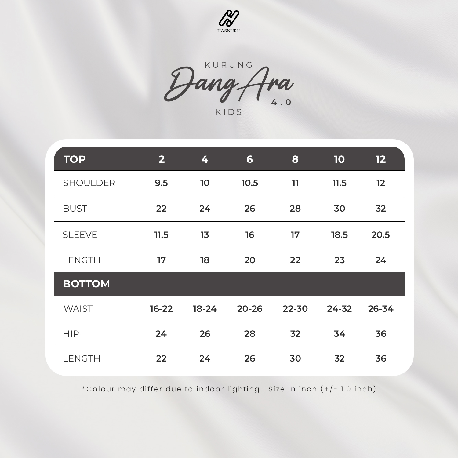 Kurung Dang Ara Kids 4.0 - Sky Blue