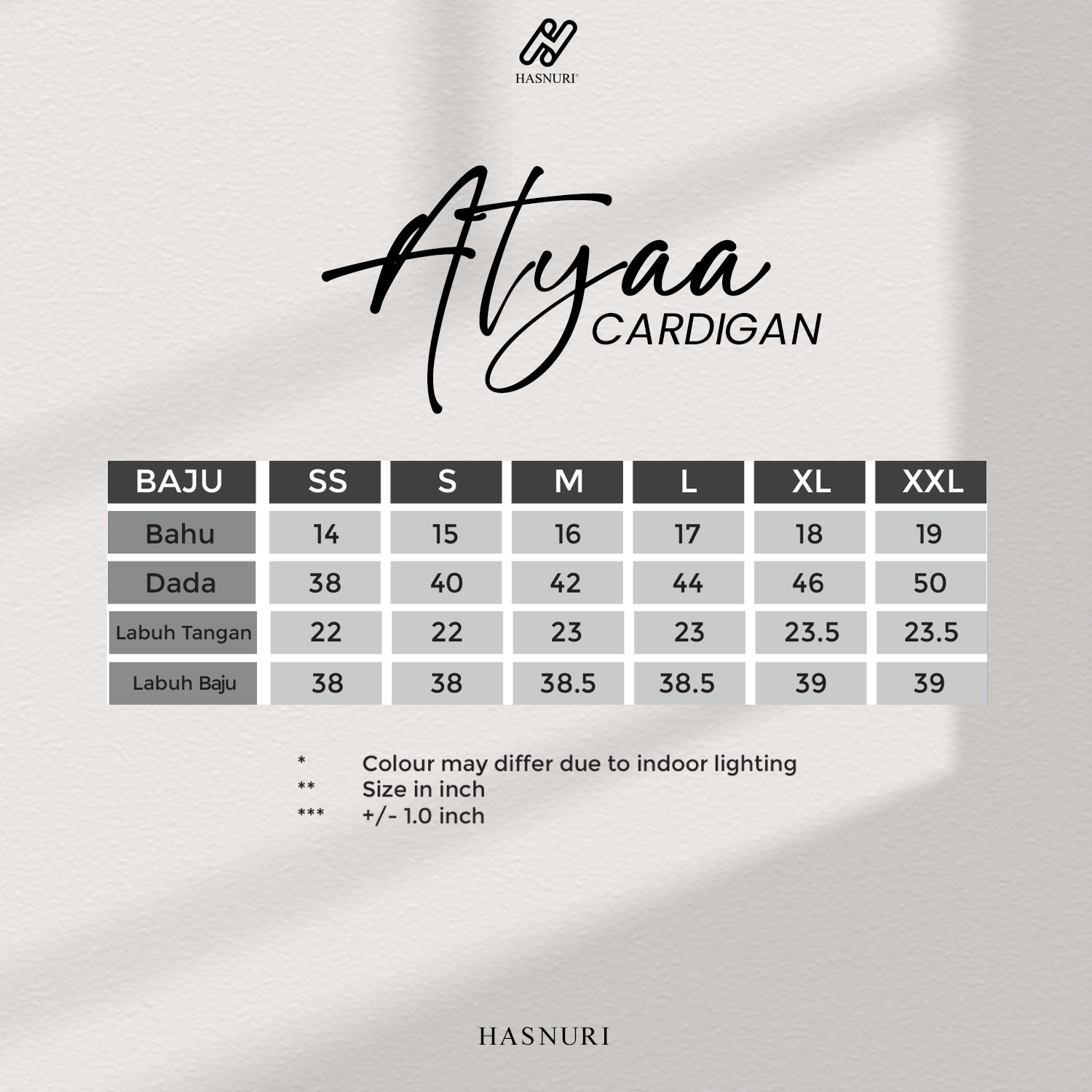 Cardigan Atyaa - Dark Choc - XL