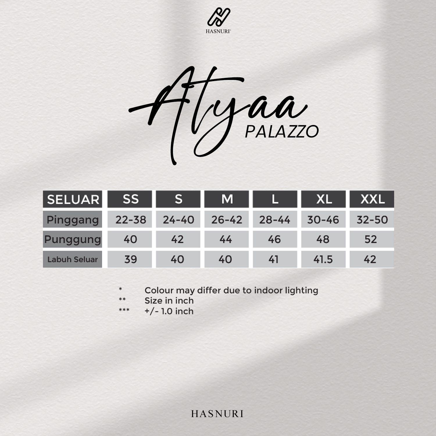 Palazzo Atyaa - Ash Rose