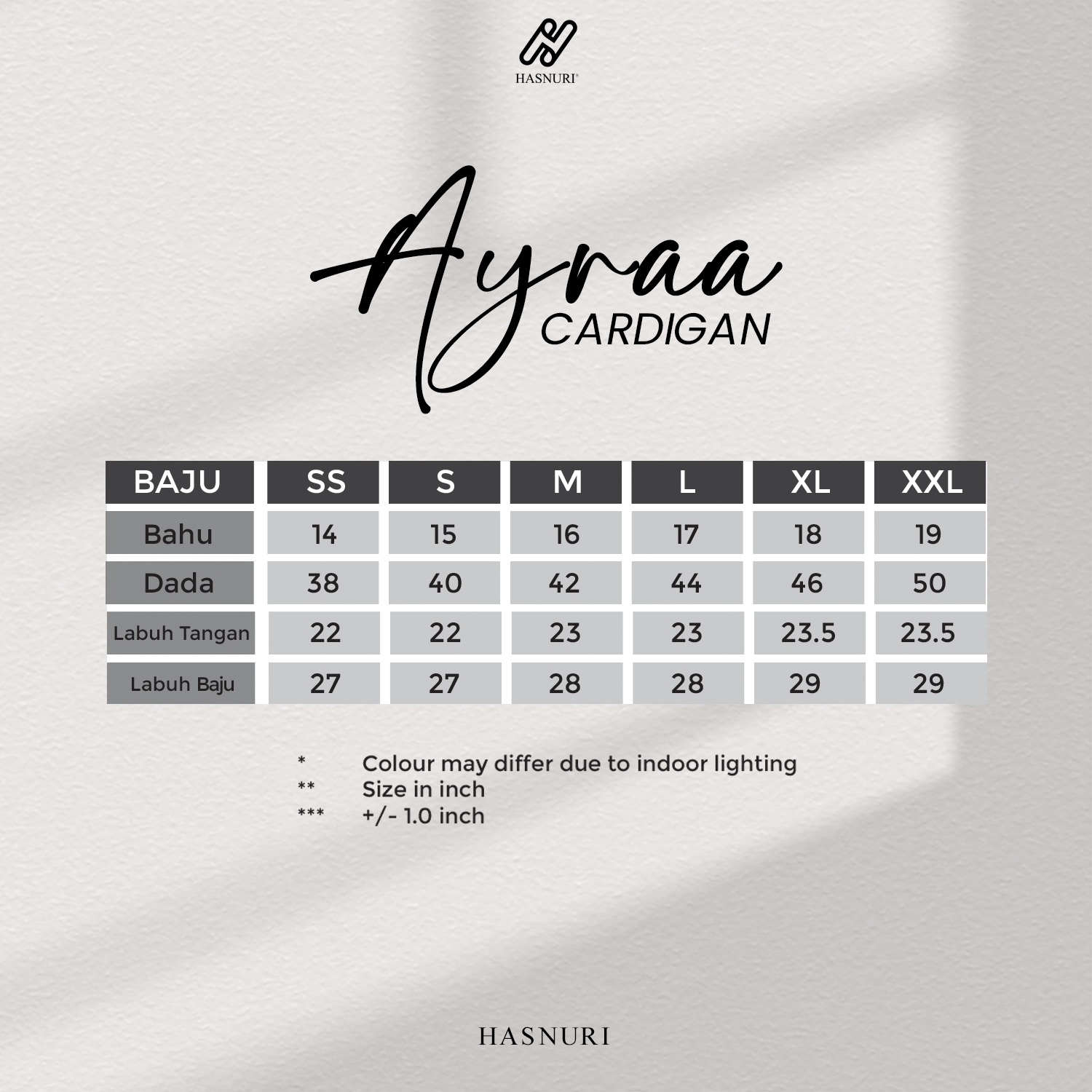 Cardigan Ayraa - Blue Grey
