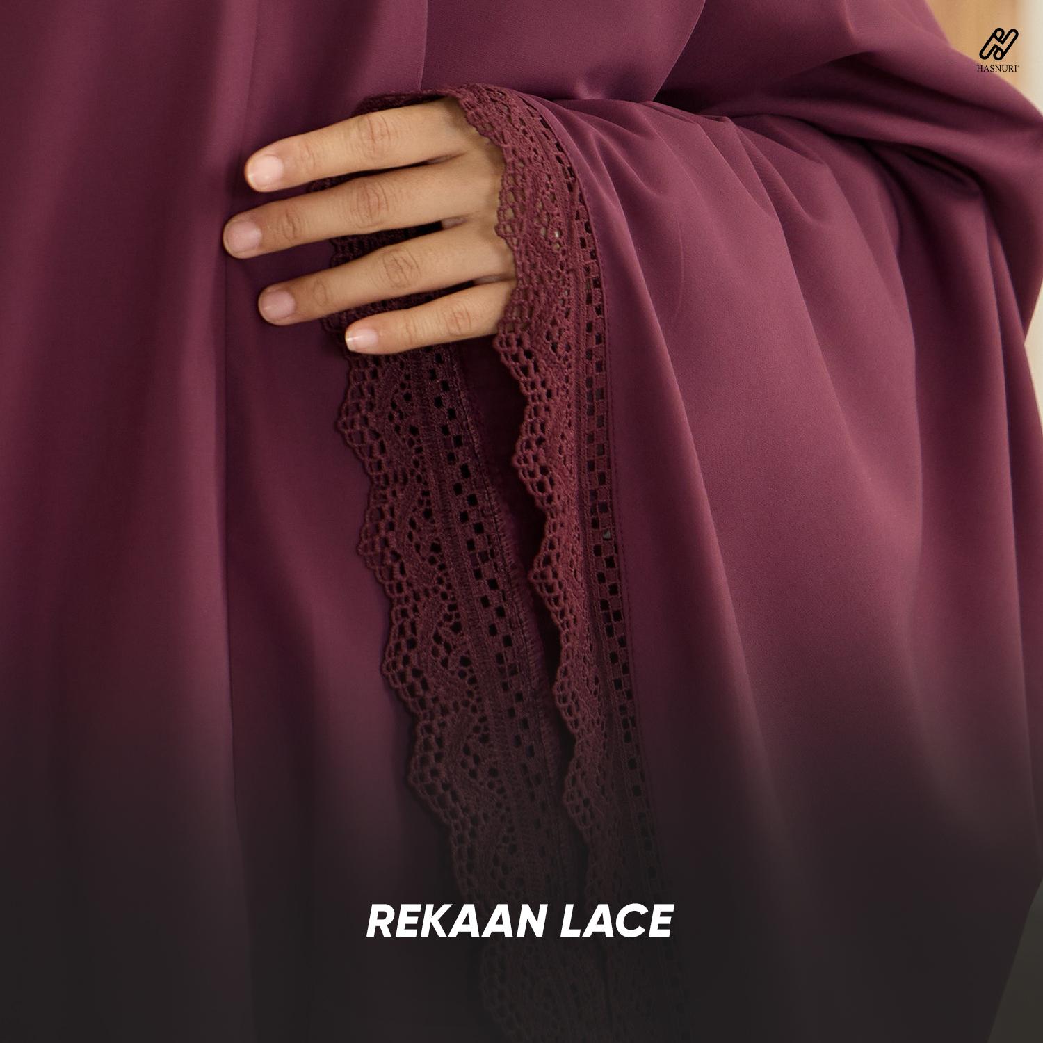 Telekung Hajar - Rose Pink