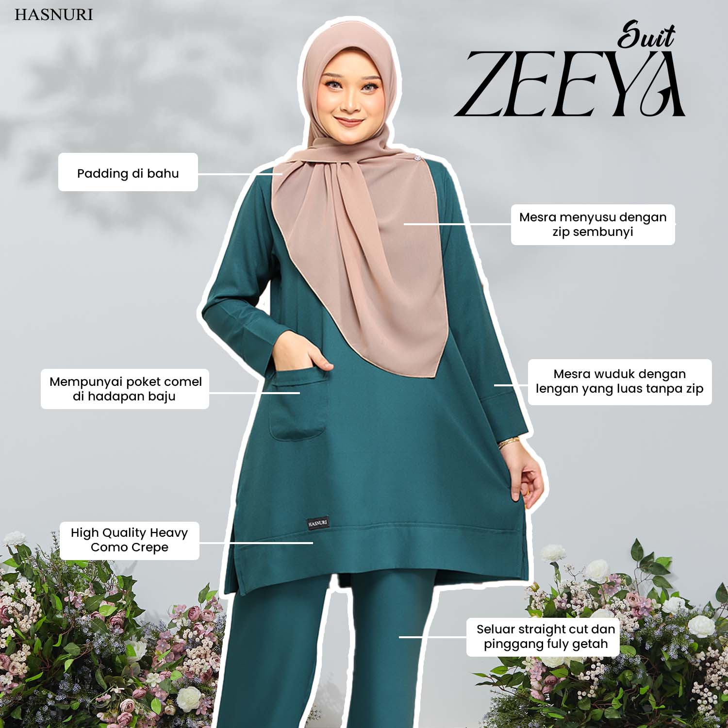 Suit Zeeya - Gold