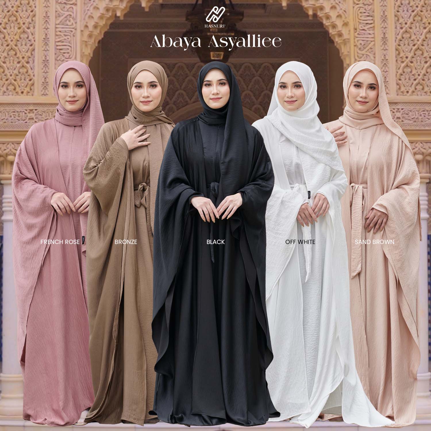 Abaya Asyalliee - Off White