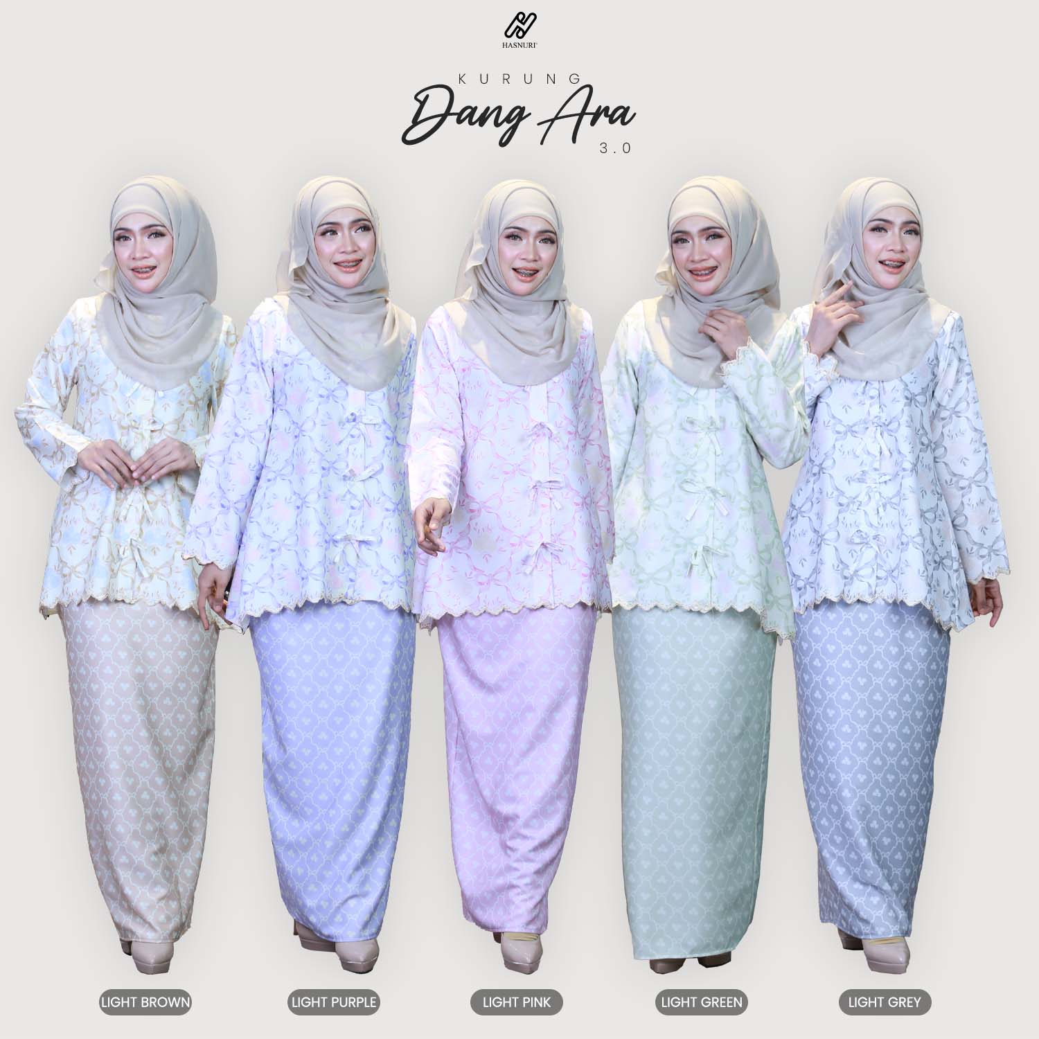 Kurung Dang Ara 3.0 - Light Green