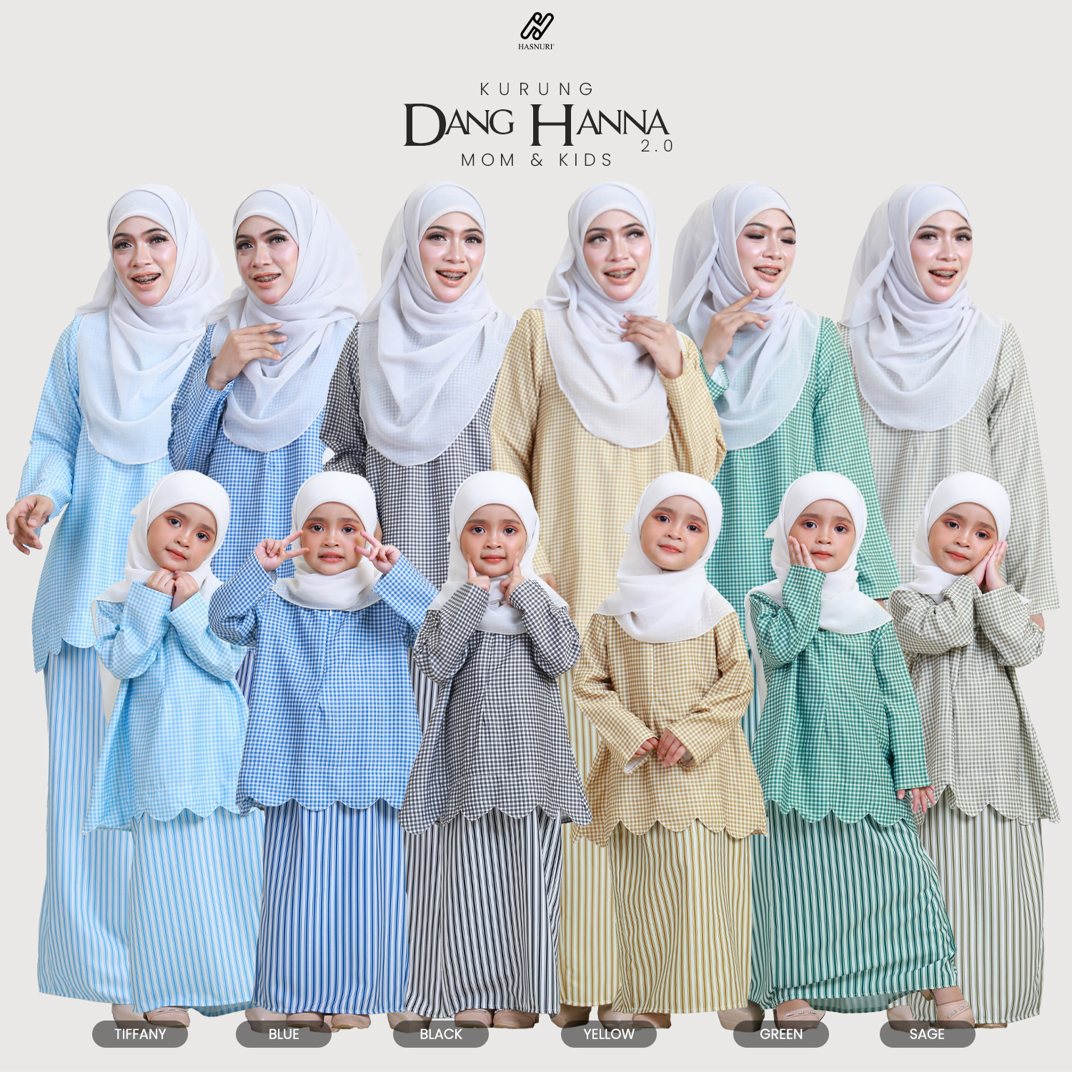 Kurung Dang Hanna Kids 2.0 - Tiffany