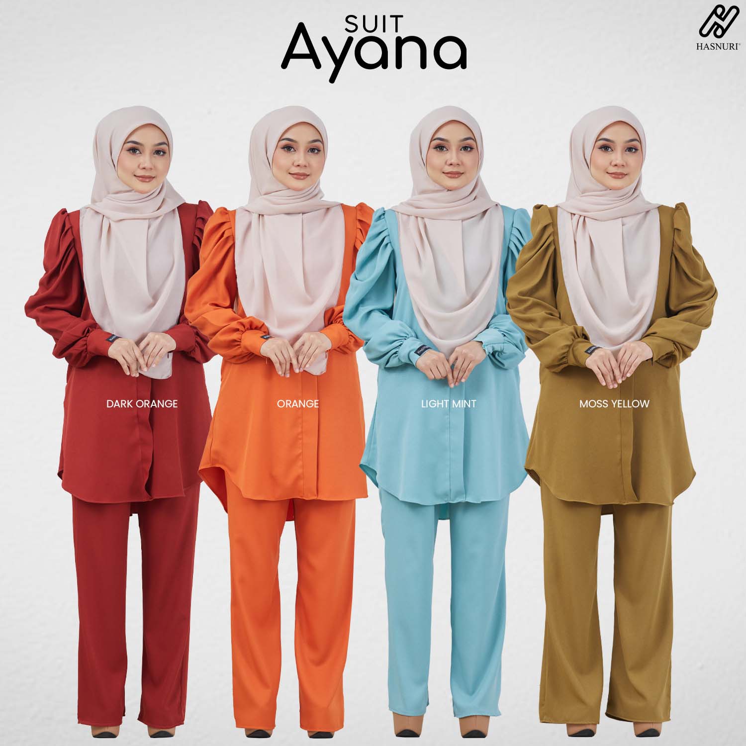 Suit Ayana - Moss Yellow