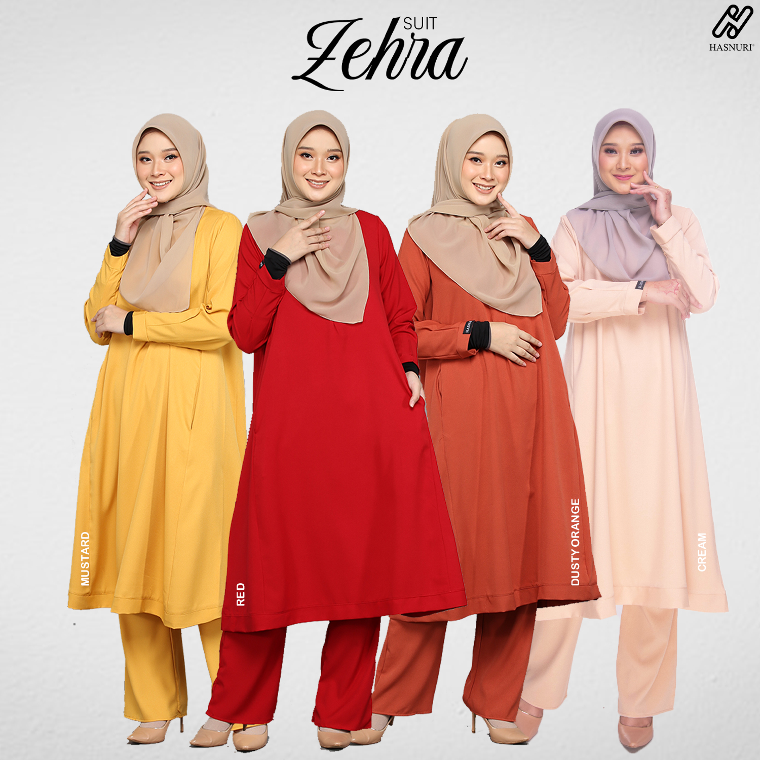 Suit Zehra - Mustard