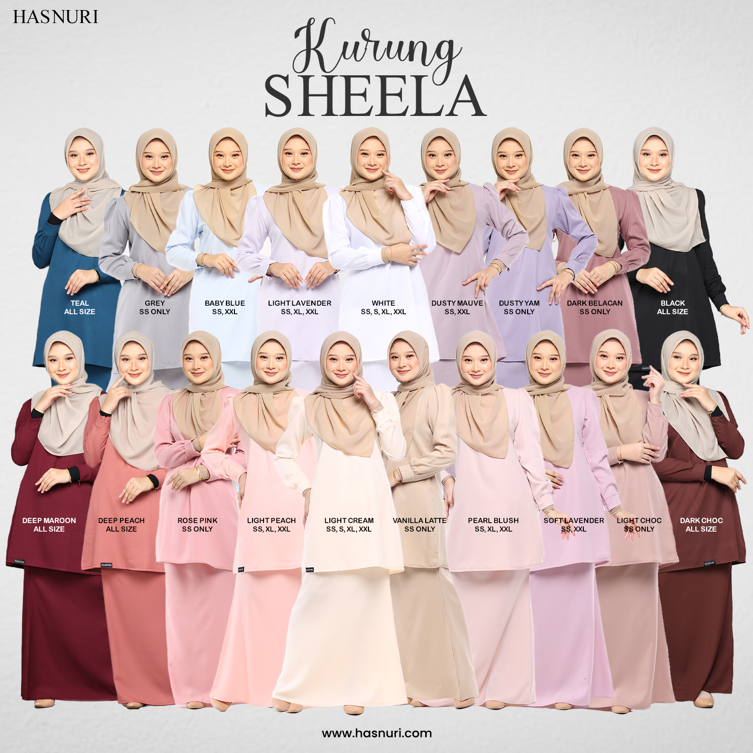 Kurung Sheela - Light Choc