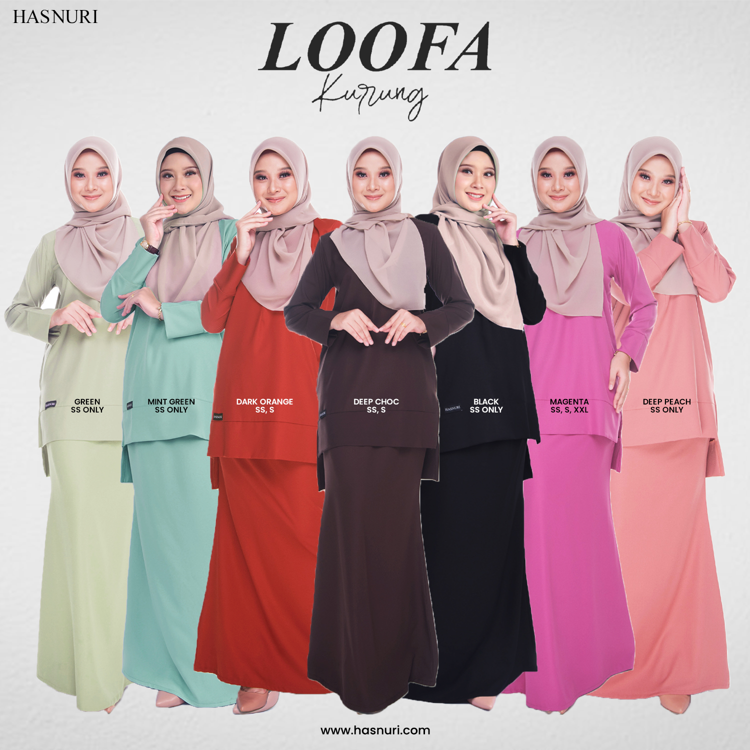 Kurung Loofa - Magenta