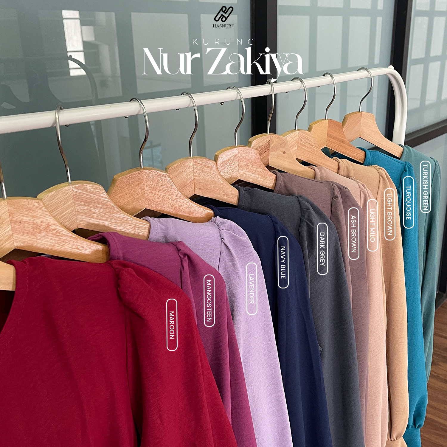 Kurung Nur Zakiya - Light Milo