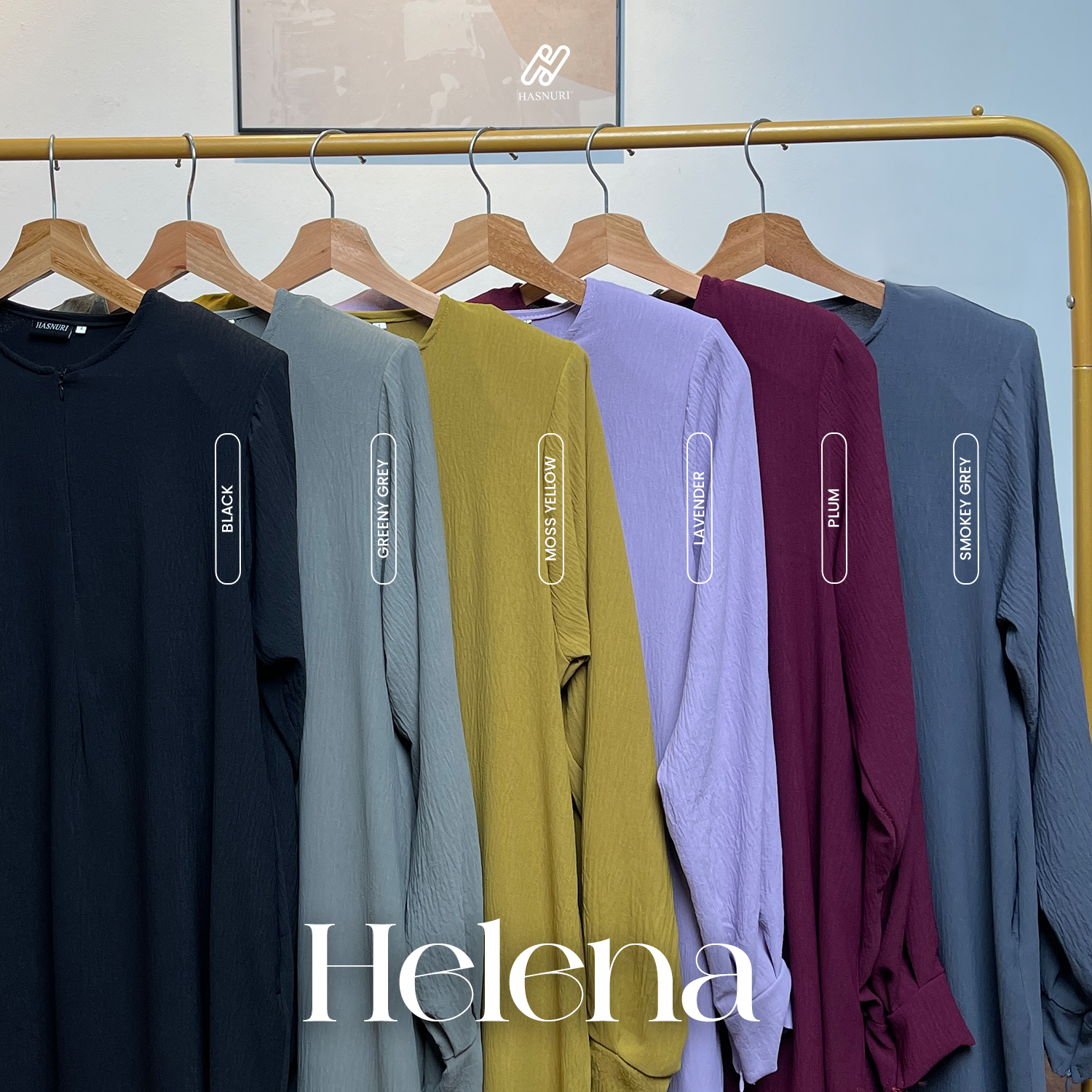 Kurung Princess Helena - Golden Olive
