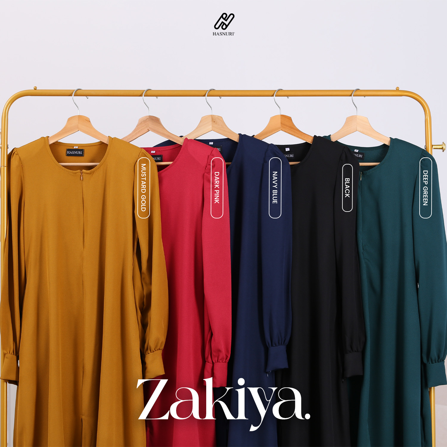 Suit Zakiya - Mustard Gold