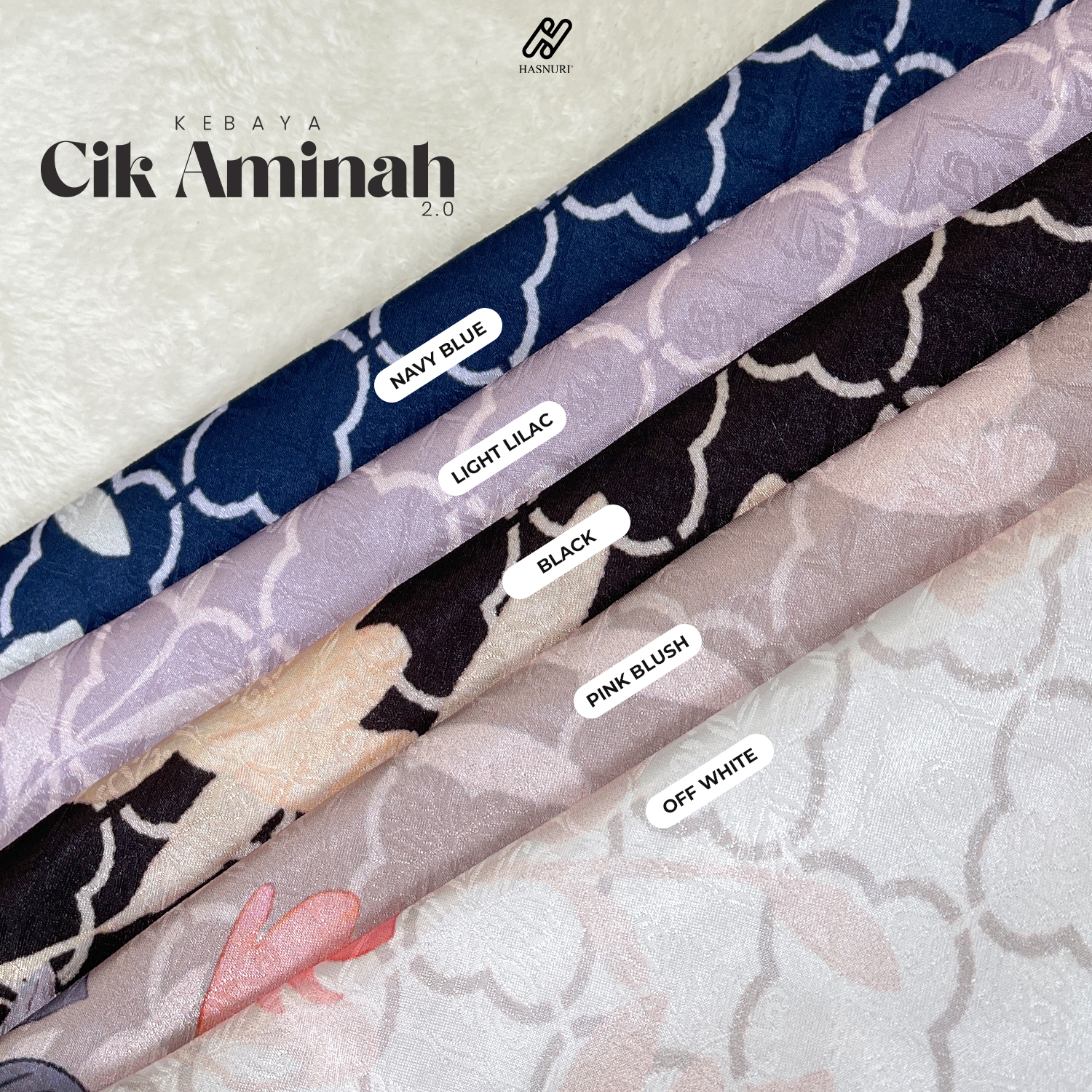 Kebaya Cik Aminah Kids 2.0 - Black