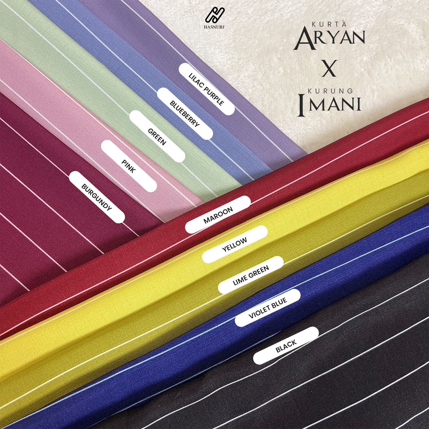 Kurta Aryan Kids - Blueberry