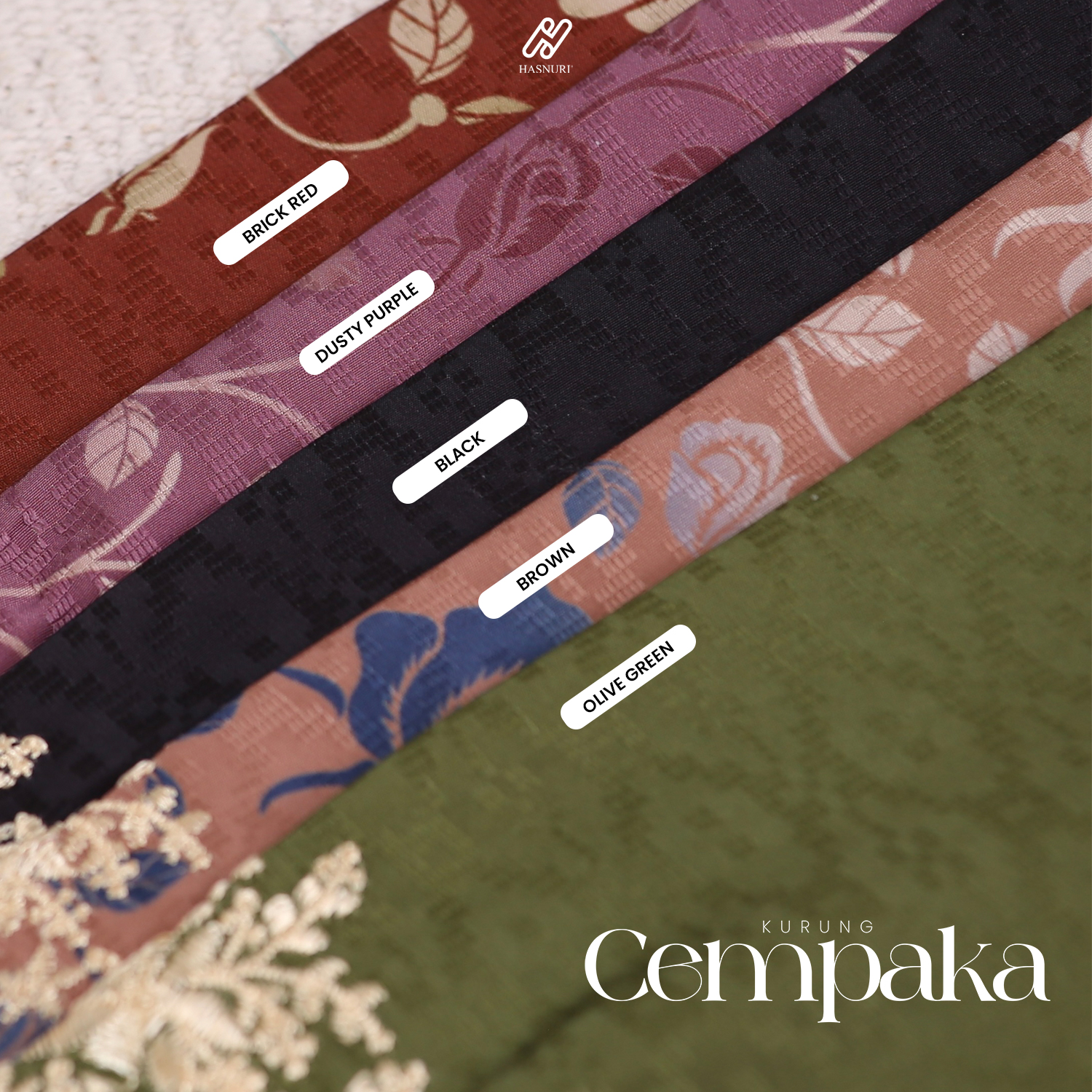 Kurung Cempaka Kids - Brown