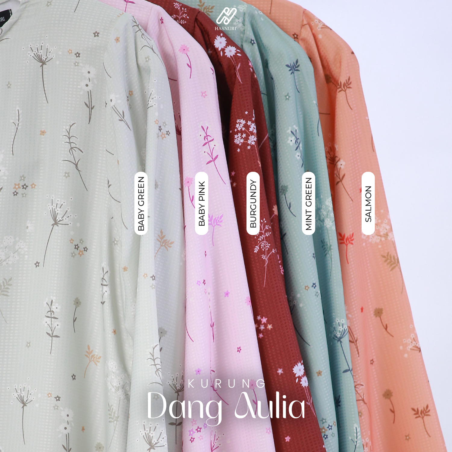 Kurung Dang Aulia - Salmon