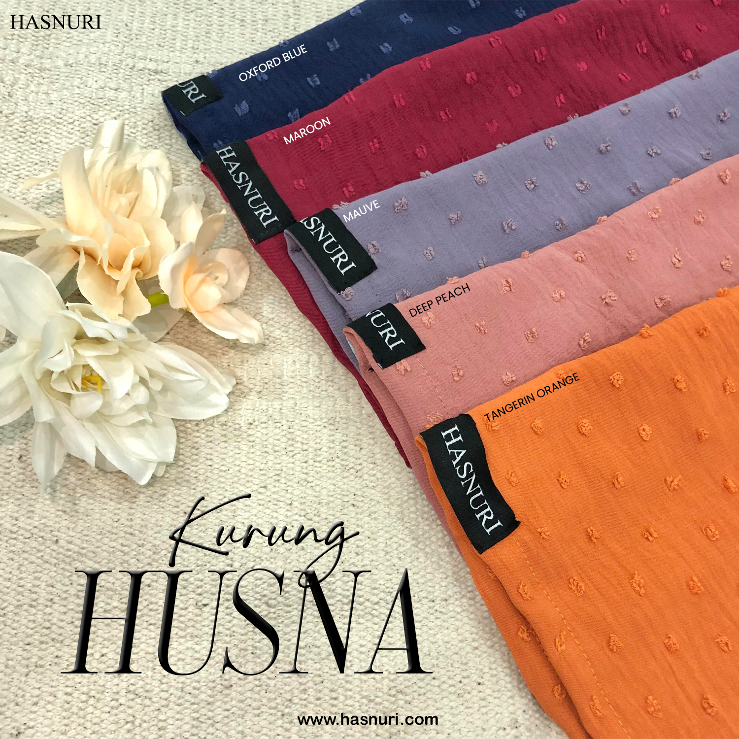 Kurung Husna - Deep Peach