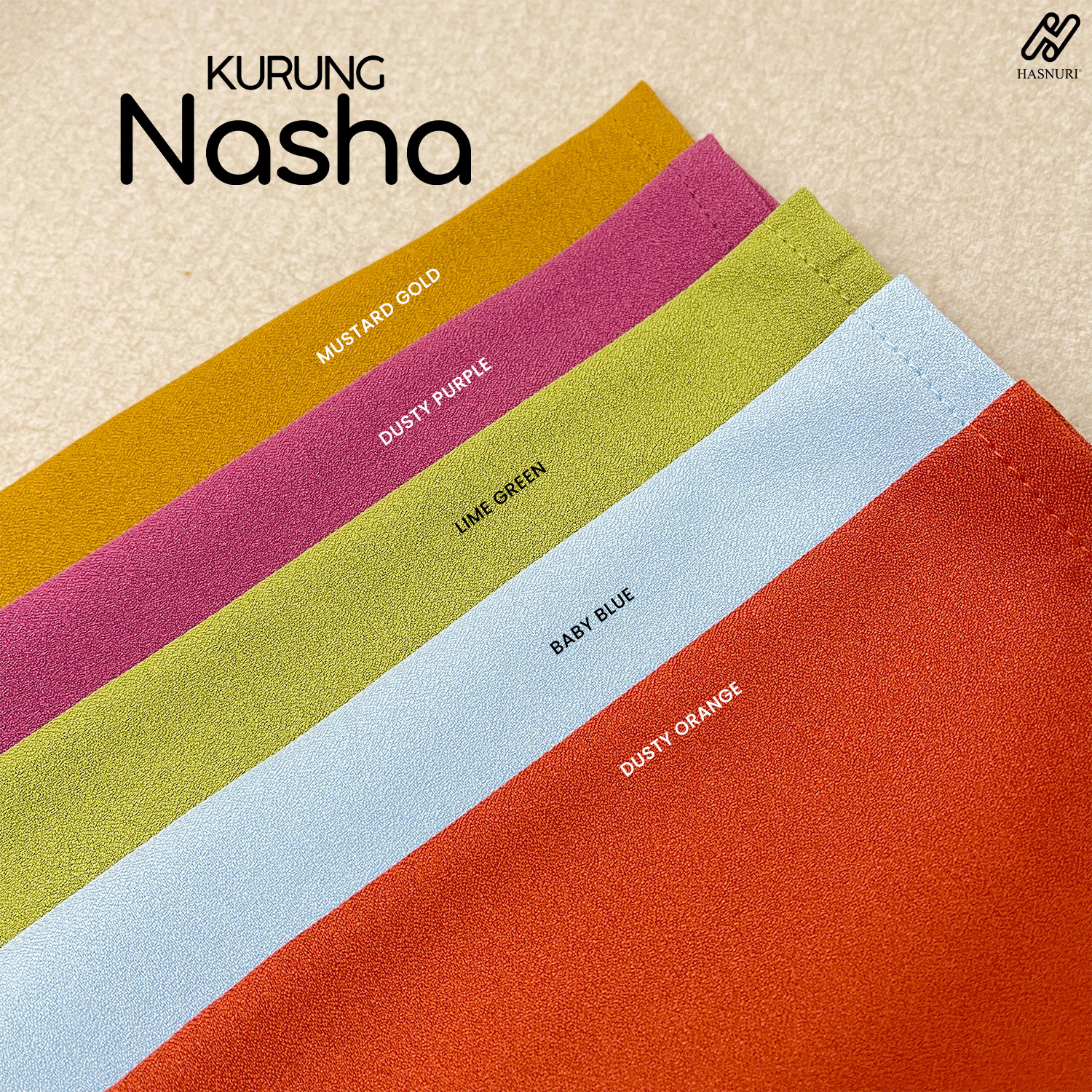 Kurung Nasha - Mustard Gold