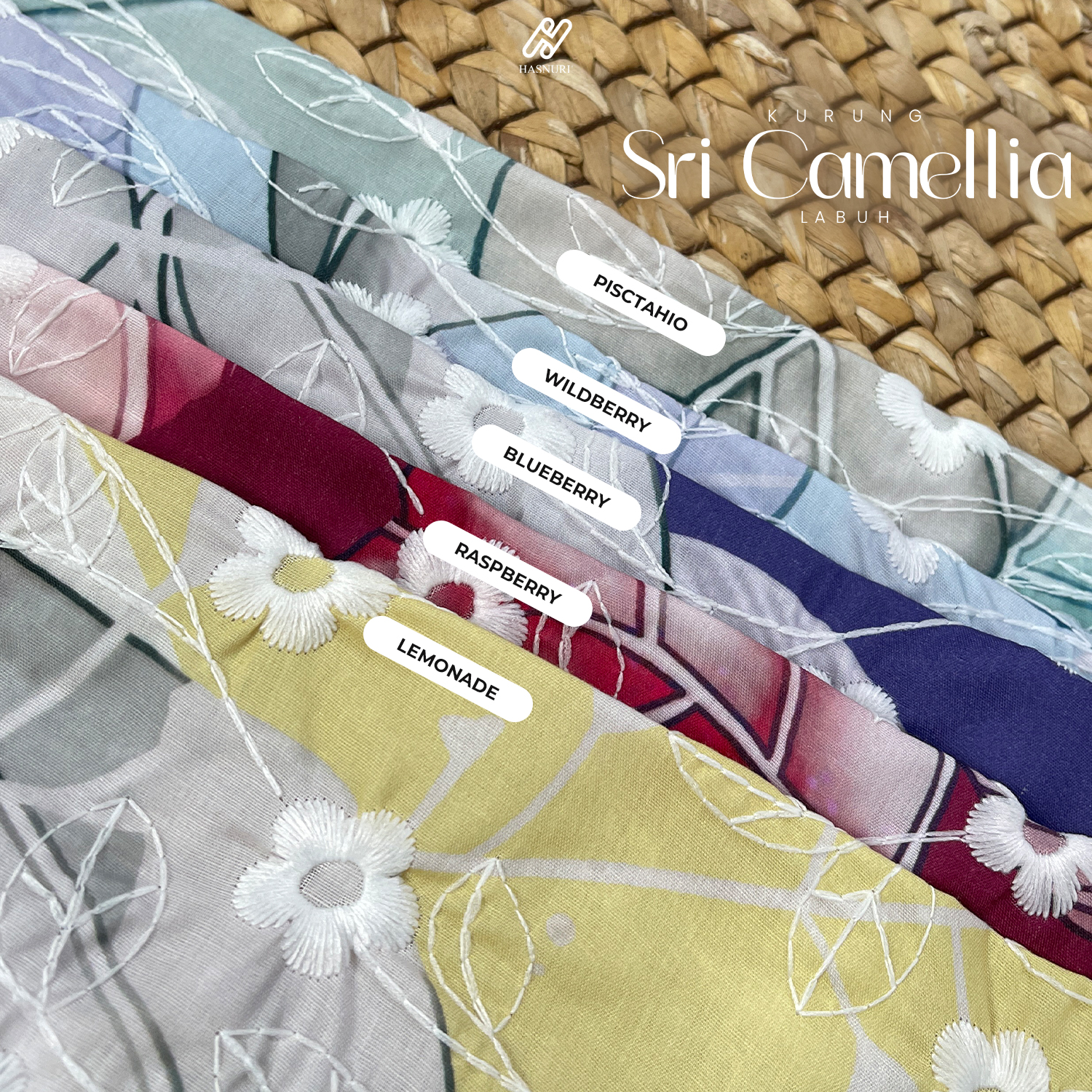 Kurung Sri Camellia Labuh - Lemonade