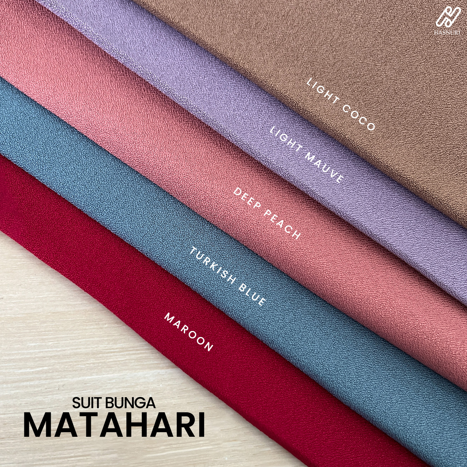 Suit Bunga Matahari - Maroon